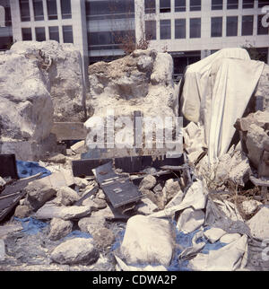 June 17, 2011 - Beirut, Lebanon - Number of archaeological layers were revealed after the demolition of the war ravaged buildings begun downtown Beirut - Ottoman, Byzantine, Roman, Persian, Hellenistic, Phoenician and Canaanite, timespan of 5700 years. Morphogenesis of the Green Line / Lebanese Civi Stock Photo