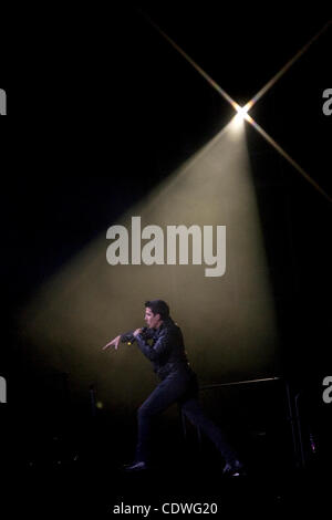 June 30, 2011 - Phoenix, Arizona, U.S - Jonathon Knight of the New Kids On The Block performs during their NKOTBSB tour with the Backstreet Boys at the US Airways Center in Phoenix, AZ. (Credit Image: © Gene Lower/Southcreek Global/ZUMAPRESS.com) Stock Photo