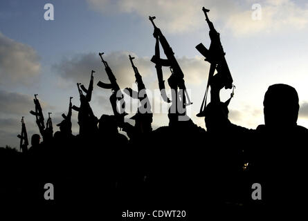 Militants of the Democratic Front for Liberation Palestine (DFLP) train during a military graduation ceremony in Rafah, southern Gaza Strip, on July 29, 2011. Photo by Abed Rahim Khatib Stock Photo