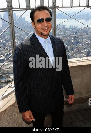 Aug. 19, 2011 - Manhattan, New York, U.S. - Actor GULSHAN GROVER as Bollywood and Hollywood stars light the Empire State Building in the color of the Indian flag in honor of the 31st New York City FIA India Day Parade. (Credit Image: © Bryan Smith/ZUMAPRESS.com) Stock Photo