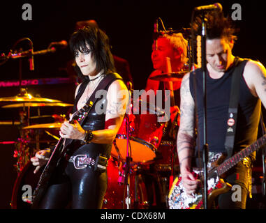 July 22, 2011 - Turlock, California, U.S. - JOAN JETT and the Blackhearts took to the stage Friday during the Stanislaus County Fair. (Credit Image: © Marty Bicek/ZUMAPRESS.com) Stock Photo