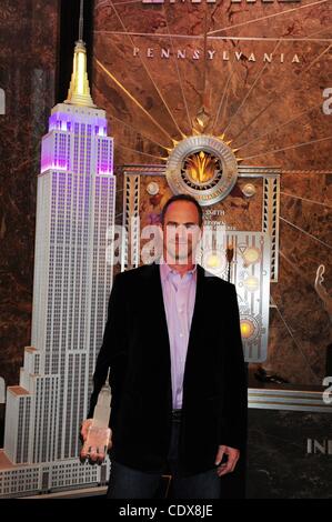 Nov. 9, 2011 - Manhattan, New York, U.S. - Actor CHRIS MELONI of ''Law & Order: SUV'' fame lights the Empire State Building in celebration of Only Make Believe's 12th Annual Gala, Make Believe on Broadway. (Credit Image: © Bryan Smith/ZUMAPRESS.com) Stock Photo