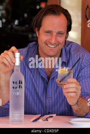 Oct. 18, 2011 - Los Angeles, California, U.S. - Adam Kamenstein, who founded a company three years ago that makes and markets low-calorie vodkas and vodka fruit cocktails. The company is called Voli Spirits. (Credit Image: © Ringo Chiu/ZUMAPRESS.com) Stock Photo