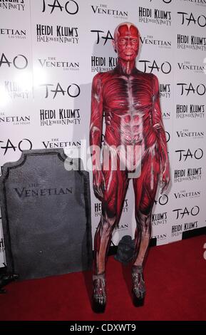 Oct. 30, 2011 - Hollywood, California, U.S. - Heidi Klum's 12th Annual Halloween Party at Tao Nightclub at The Venetian in Las Vegas, NV  10/29/11   2011..HEIDI KLUM(Credit Image: © Scott Kirkland/Globe Photos/ZUMAPRESS.com) Stock Photo