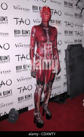 Oct. 30, 2011 - Hollywood, California, U.S. - Heidi Klum's 12th Annual Halloween Party at Tao Nightclub at The Venetian in Las Vegas, NV  10/29/11   2011..HEIDI KLUM(Credit Image: © Scott Kirkland/Globe Photos/ZUMAPRESS.com) Stock Photo