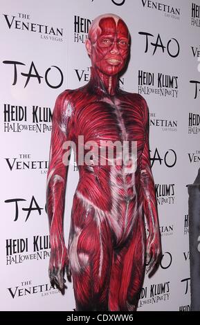 Oct. 30, 2011 - Hollywood, California, U.S. - Heidi Klum's 12th Annual Halloween Party at Tao Nightclub at The Venetian in Las Vegas, NV  10/29/11   2011..HEIDI KLUM(Credit Image: © Scott Kirkland/Globe Photos/ZUMAPRESS.com) Stock Photo