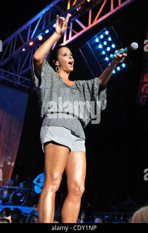 Jul 30, 2011 - Raleigh, North Carolina,  USA Country singer SARA EVANS performing at the Time Warner Music Cable Pavillion in Raleigh. (Credit image: ©Tina Fultz/ ZUMA Press) Stock Photo