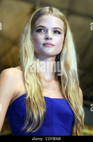 Oct. 22, 2011 - Tokyo, Japan - Actress GABRIELLA WILDE atttends the opening ceremony of the 24th Tokyo International Film Festival (TIFF) promoting her movie 'The Three Musketeers' at Roppongi Hills in Tokyo, Japan. TIFF being the largest film festival in Asia, it screens many films during the nine- Stock Photo