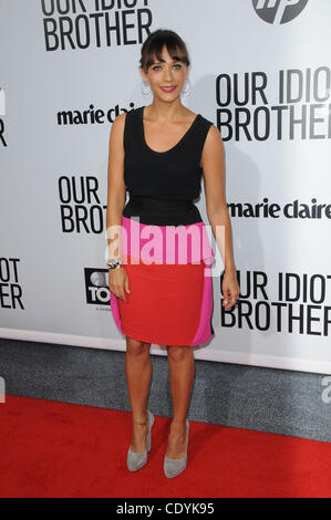 Aug. 16, 2011 - Los Angeles, California, U.S. - Rashida Jones Attending The  Los Angeles Premiere of ''Our Idiot Brother'' Held At The Arclight Theater In Hollywood, California On 8/16/11. 2011(Credit Image: Â© D. Long/Globe Photos/ZUMAPRESS.com) Stock Photo