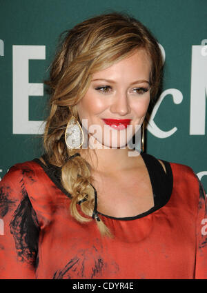 Oct. 14, 2011 - Los Angeles, California, U.S. - Hilary Duff Signs Copies of  her new Elixir Novel ''Devoted'' held at Barnes & Noble at The Grove in Los Angeles, California on 10/14/11. 2011(Credit Image: Â© D. Long/Globe Photos/ZUMAPRESS.com) Stock Photo
