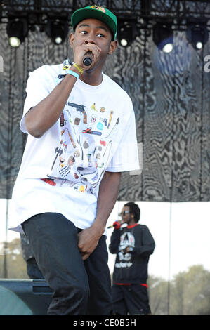 Odd Preforms Tyler the Creator of Odd Future performs during day 3 of the Voodoo ...