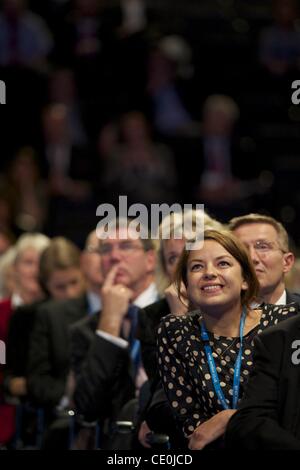 Oct. 4, 2011 - Manchester, England, UK - Delegates listen to speeches during the Conservatives Party Conference at Manchester Central. (Credit Image: © Mark Makela/ZUMAPRESS.com) Stock Photo