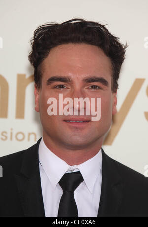 Sep. 18, 2011 - Los Angeles, California, U.S. - JOHNNY GALECKI arrives for the 63rd Primetime Emmy Awards. (Credit Image: &#169; Lisa O'Connor/ZUMAPRESS.com) Stock Photo