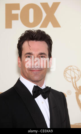 Sep. 18, 2011 - Los Angeles, California, U.S. - JON HAMM arrives for the 63rd Primetime Emmy Awards. (Credit Image: &#169; Lisa O'Connor/ZUMAPRESS.com) Stock Photo