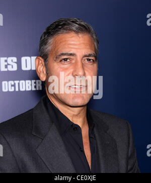 Sept. 27, 2011 - Beverly Hills, California, U.S. - GEORGE CLOONEY arrives for the premiere of the film 'The Ides of March' at the Academy theater. (Credit Image: © Lisa O'Connor/ZUMAPRESS.com) Stock Photo