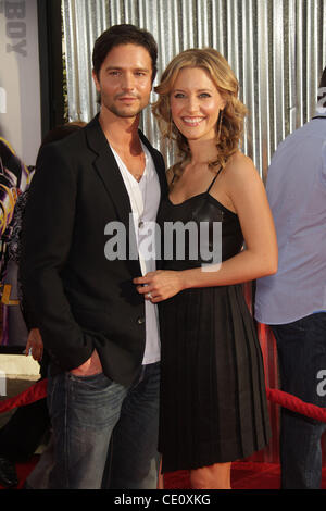 Oct. 2, 2011 - Hollywood, California, U.S. - KaDee Strickland & Jason Behr arrives for the premiere of the film 'Real Steel' at the Gibson Ampitheatre. (Credit Image: © Lisa O'Connor/ZUMAPRESS.com) Stock Photo