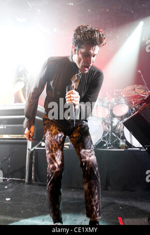 Jane's Addiction performing at Irving Plaza on October 17, 2011 Perry Farrell lead vocals Dave Navarro - guitar Stock Photo