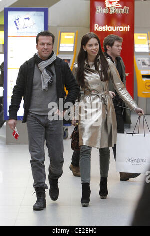 Lothar Matthaeus and wife Liliana (wearing a wedding ring ...