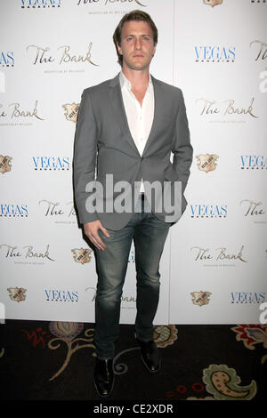 Patrick Heusinger Emmy Rossum hosts Vegas Magazine's February Issue Bash at The Bank at Bellagio Las Vegas, Nevada - 04.02.11 Stock Photo