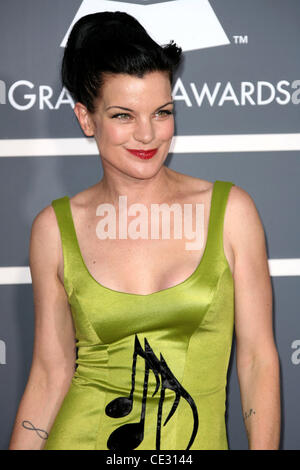 Pauley Perrette The 53rd Annual GRAMMY Awards at the Staples Center - Red Carpet Arrivals Los Angeles, California - 13.02.11 Stock Photo