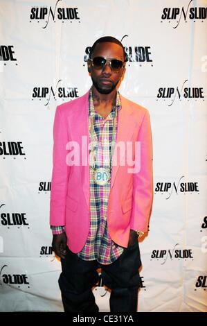 Rapper Bud Jagged Edge new single release party for 'Baby' at Cafe Iguana Pembroke Pines, Florida - 14.02.11 Stock Photo