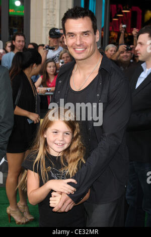 Antonio Sabato Jr. And his daughter Premiere of Walt Disney Pictures' 'Secretariat' held at The El Capitan Theater - Arrivals  Los Angeles, California - 30.09.10 Stock Photo