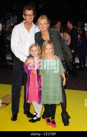 Alice Beer and Family Despicable Me - UK film premiere held at the Empire Leicester Square. London, England - 11.10.10 Stock Photo