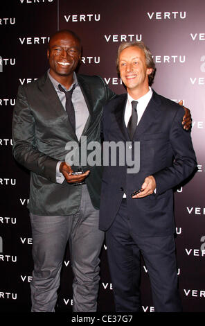 Seal and guest Vertu Luxury Mobile Phone Launch Party held at Lancaster House in St James' London, England - 12.10.10 Stock Photo
