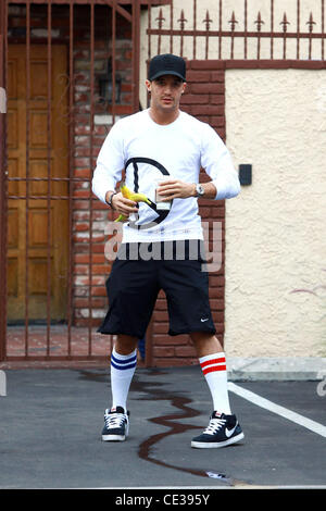 Mark Ballas  Celebrities outside the dance rehearsal studio for ABC-TV's 'Dancing with the Stars'  Los Angeles, California - 15.10.10 Stock Photo