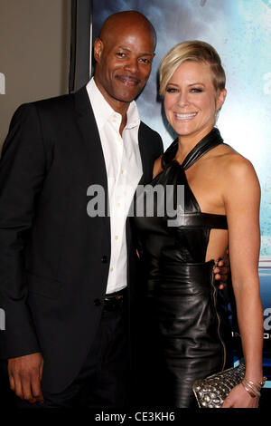 Keenen Ivory Wayans and Brittany Daniel Los Angeles premiere of 'Skyline' held at Regal Cinemas L.A. Live - Arrivals Los Angeles, California - 09.11.10 Stock Photo