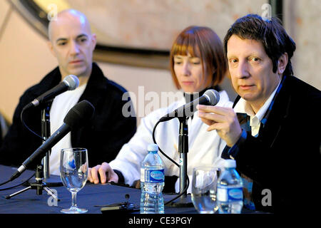 Russell Maliphant, Sylvie Guillem, and Robert Lepage Eonnagata press conference held at the Sony Centre Toronto, Canada - 16.11.10 Stock Photo