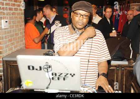 DJ Jazzy Jeff  DJ Jazzy Jeff attends  Mitchell & Ness Nostalgia Co's grand opening of its new flagship store.  Philadelphia, Pennsylvania - 19.11.10 Stock Photo