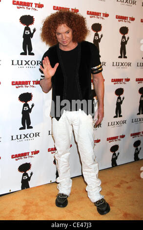 Carrot Top Carrot Top Celebrates Five Years at The Luxor Resort and Casino  Las Vegas, Nevada - 20.12.10 Stock Photo