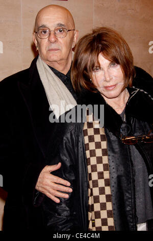 Joe Feury and his wife Lee Grant Opening night of the Lincoln Center production of 'Other Desert Cities by Jon Robin Baitz' at the Mitzi E. Newhouse Theater - Arrivals  New York City, USA - 13.01.11 Stock Photo