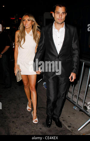 Giuliana Rancic and Bill Rancic  USA OK! magazine's 5th anniversary party, five of five parties - departures  Los Angeles, California - 01.09.10 Stock Photo