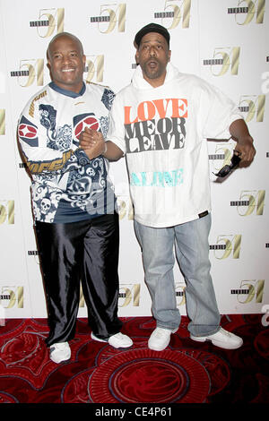 Young MC aka Marvin Young and Tone Loc aka Anthony Smith Celebrated Musicians Party at Studio 54 at MGM Grand Resort Casino  Las Vegas, Nevada - 04.09.10 Stock Photo