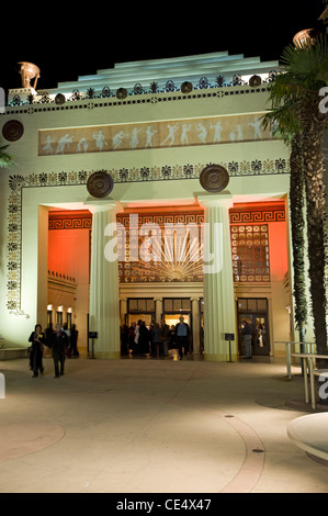 The Alex Theater, on 216 North Brand Boulevard, Glendale, near Los Angeles California, USA (Nighttime Shot) Stock Photo