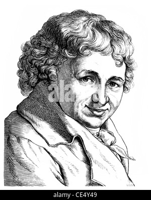 Daniel Nikolaus Chodowiecki, 1726 - 1801, a German engraver, printmaker and illustrator of the 18th century Stock Photo