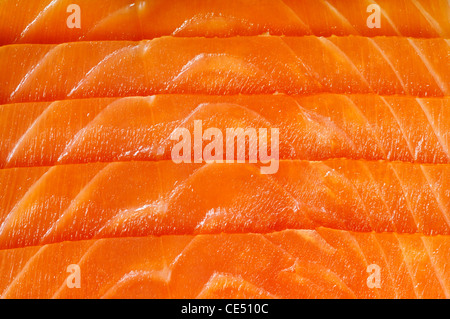 Smoked salmon Stock Photo