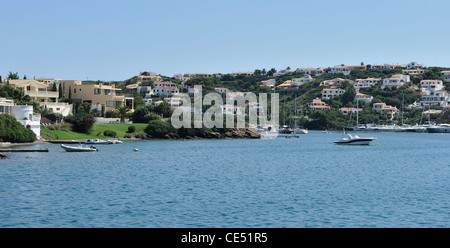 Mao Mahon Harbour near Cala Llonga Menorca Spain one of the largest natural harbours in the world Stock Photo