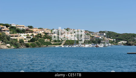 Mao Mahon Harbour near Cala Llonga Menorca Spain one of the largest natural harbours in the world Stock Photo