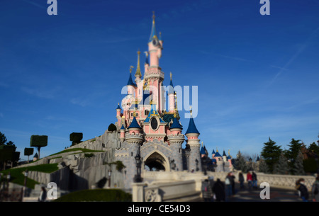 Inside Disneyland park near Paris, France. Stock Photo