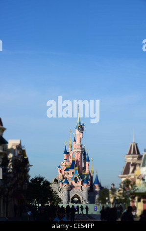 Inside Disneyland park near Paris, France. Stock Photo