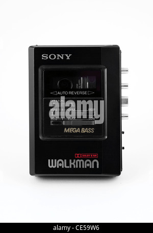 A 1980s Sony Walkman cassette player Stock Photo