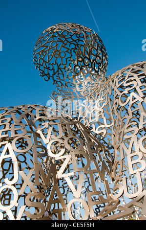 House of Knowledge by Jaume Plensa at Tthe Yorkshire Sculpture Park in West Bretton, Wakefield Yorkshire England UK Stock Photo