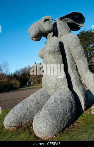 Sculpture by Sophie Ryder at the Yorkshire Sculpture Park in West Bretton, Wakefield Yorkshire England UK