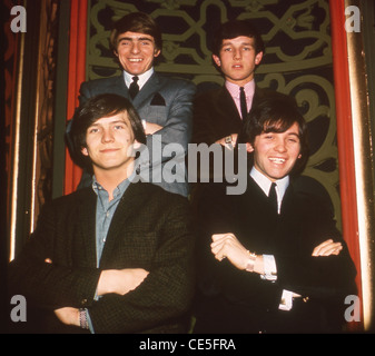 WAYNE FONTANA AND THE MINDBENDERS - UK pop group in 1965. See Description below for names. Stock Photo