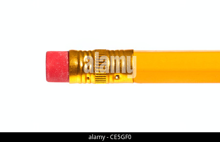 Close-up image of pencil, photo on the white background Stock Photo
