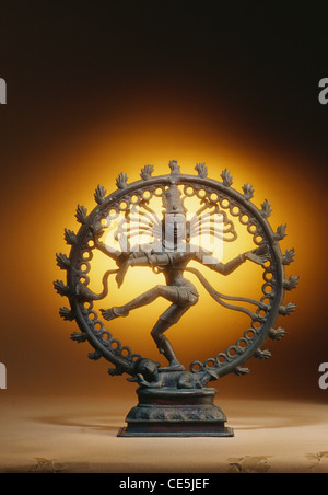 Dancing Shiva Nataraja bronze statue