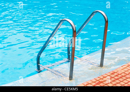 swimming pool hand rails bolt down